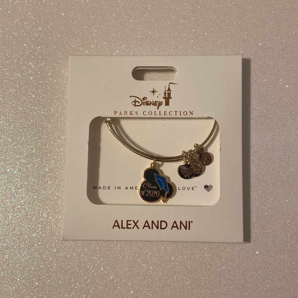 Class of 2020 Disney Gold Alex and Ani Bracelet